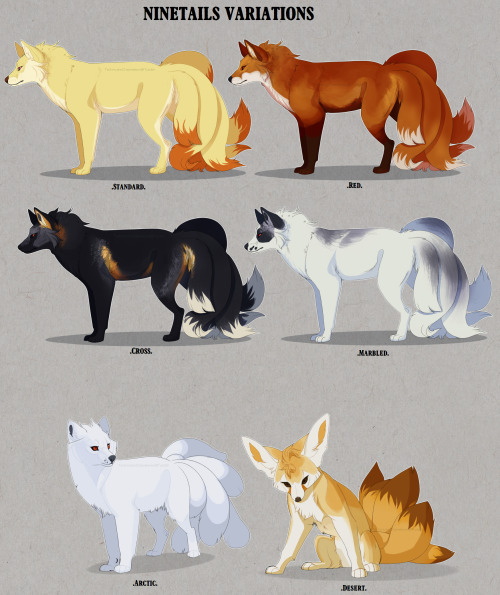 technicolorchameleons:GOT SOME NINETAILS HERE.
