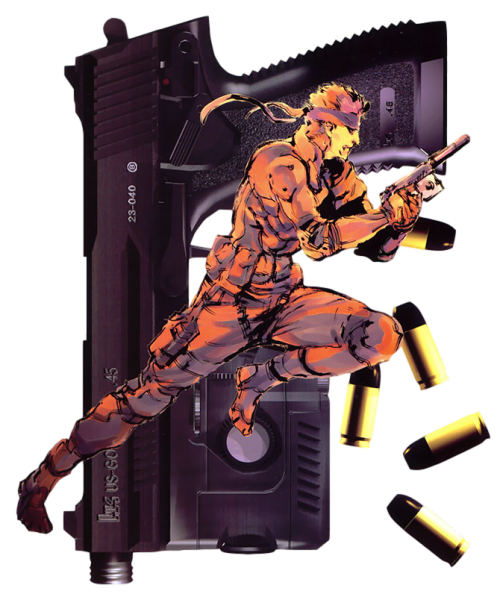 dethchilada: mvc2: Illus. Yoji Shinkawa (transparent) That Mk.23 mod-0 tho.