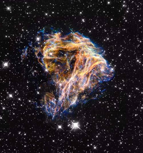 space-wallpapers:  DEM L 190, remnants of a star after a supernova.  (phone)Click the image to download the correct size for your phone in high resolution