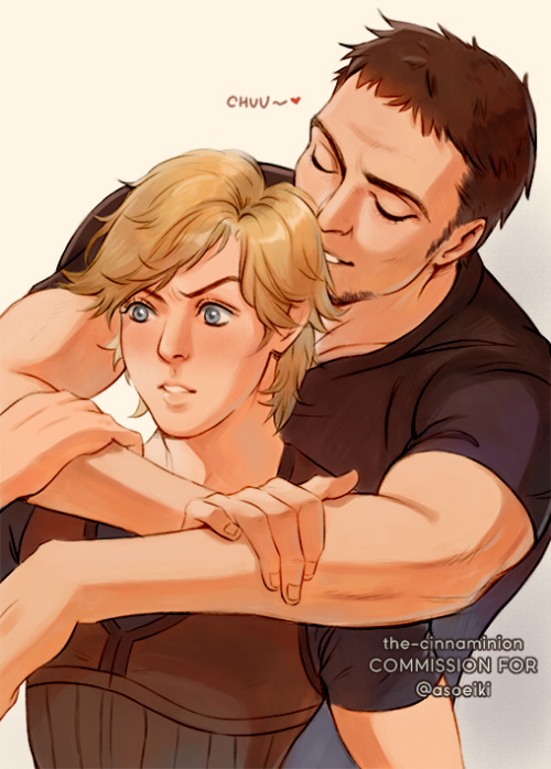 the-cinnaminion:Cor and Loqi being tender… or rather, just Cor.Loqi’s too busy having a mental break