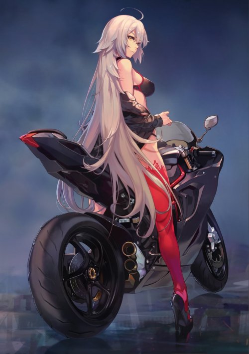 xsirboss:   Jalter Riding a Motorcycle  