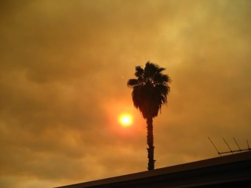 Because of the wildfires in CA I wanted to share some photos of Anaheim back in 08 when wildfires were razing the south.