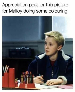 wickedpotterpictures:  “Hey, Potter. Potter. POTTER. I drew a picture of you.”