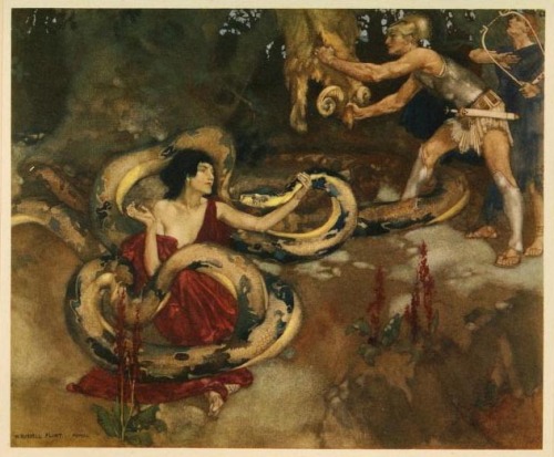heaveninawildflower:‘The Heroes: or Greek Fairy Tales for my Children’ by Charles Kingsley.Illustrat