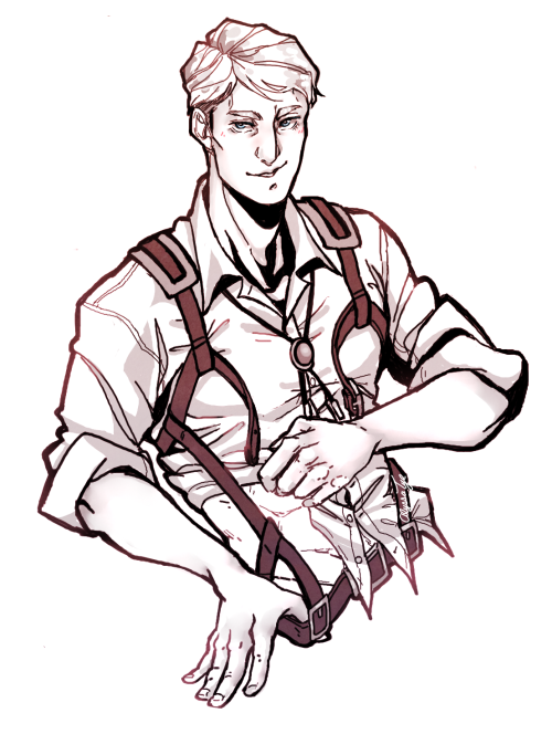 alyssaties:  Sexy Erwin commission for rivai-lution ohohoho~  
