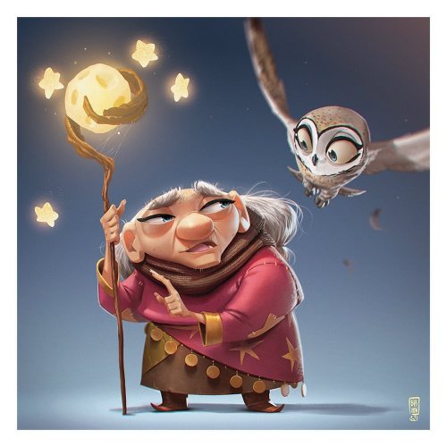  Moonlight. Color & expressions . Daily Character . . . . #Moonlight #moon #owl #astro #star #st