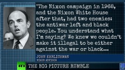 xabiiba:The Nixon Administration admits its policies were meant to attack Blacks and anti-war people, so they did what was necessary including arresting their leaders, raiding their homes and more. [From the film “13th”]