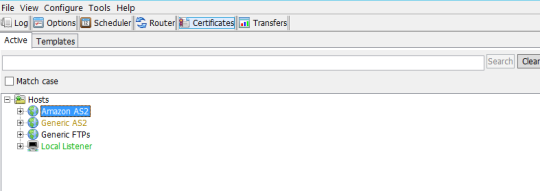 cleo vltrader self signed certificate manager