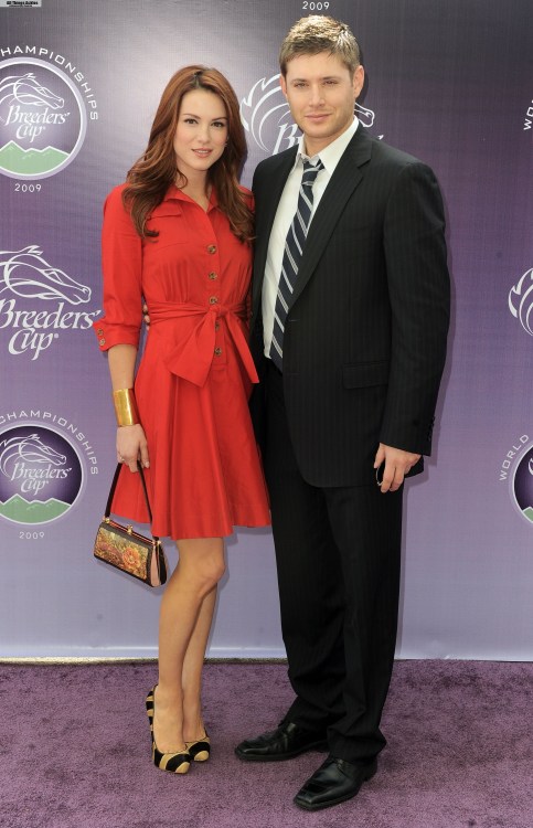 Danneel and Jensen Ackles attend the 26th Annual Breeders Cup at Santa Anita Park in Los Angeles, Ca