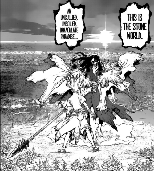 Dr. Stone (Written by Riichiro Inagaki and art by Boichi)