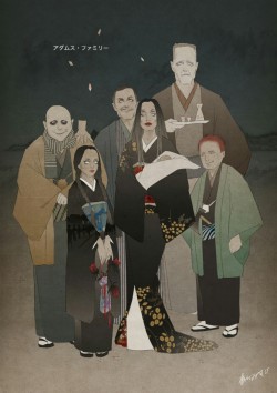 Karnivil:  I Saw This Beautiful Fanart By Matsuyama Miyabi Of The Adams Family In