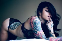 girlslovesextoo:  sexyinkedfemales:  RadeoSee more and apply to model for us TODAY!http://tattoodlifestylemagazine.comhttp://altroyalty.co  I just love her so much