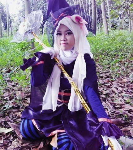 Hijabi Cosplay: Vanilla, NekoparaCosplayer: Ai Chan, Indosnesia
