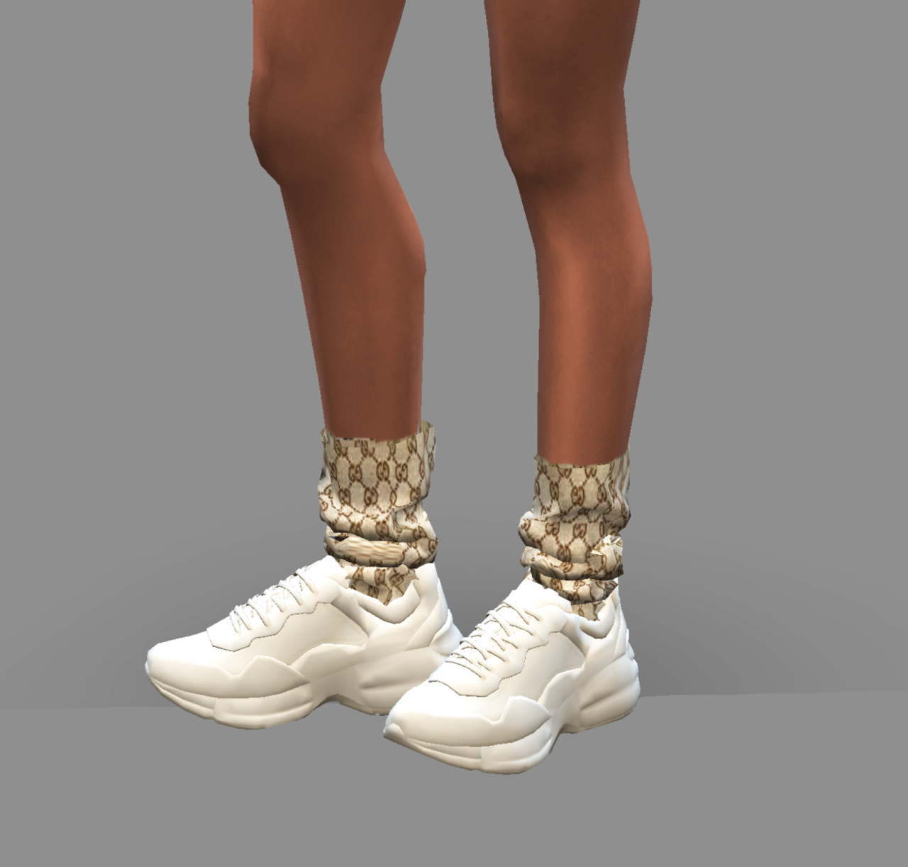 Socks. You this mesh included in sim...