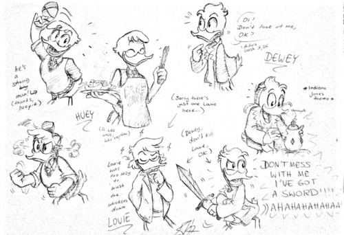 squorkal: donaldtheduckdad: MORE ADULT DUCKS PRACTICE DOODLES … the last ones for this year. 