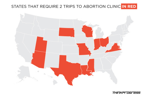 i-shine-not-burn:  siennugh:think-progress:Why An Abortion Can Cost 񘎤 And What It Costs In Your State, In One MapLast summer, when arguing in court in favor of Senate Bill 206, a harsh law that would force at least one of Wisconsin’s abortion clinics