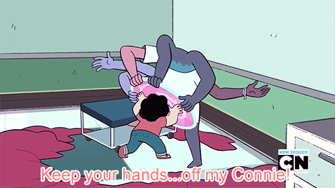 stevenquartz:  “Keep your hands…OFF my Connie!”