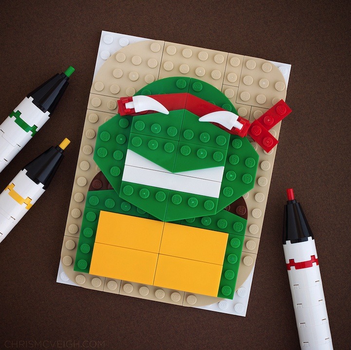 geekmythology:  Lego portraits of pop-culture favorites. via The Mary Sue. 