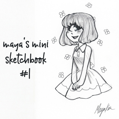 mayakern: mayakern: y'all! i have a new sketchbook PDF up in my store! it’s a tiny little mini