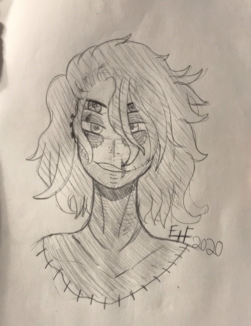 Just Read Cannarianyellows Fusion Au For Mha And Had To Draw Fan Art For It, More Specifically Shigarabi