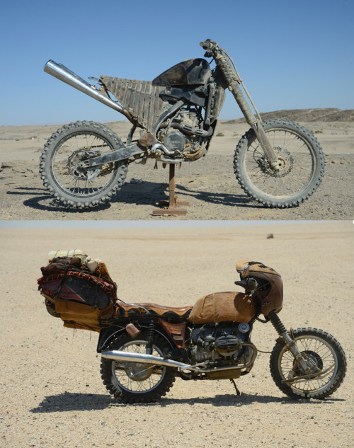 tatdaddyhunter:  thewightknight:  Following up from the car post, here are the motorcycles of Mad Max: Fury Road.  SO HAPPY THIS EXISTS