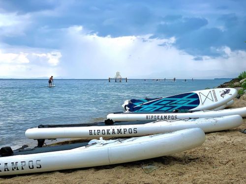 Stand Up Paddle Board at Lake Biwa 先日滋賀の高島市に行った時に立ち寄った白ひげSUP @shirahigesup 前職gr@phicの同僚が始めた京都や滋賀でSUP