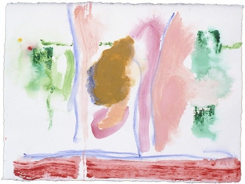 withthelightsout-:  Helen Frankenthaler: 1993 Radius woodcut 1994 Untitled acrylic 1998 Tales of Genji I woodcut 2000 Grey Fireworks silkscreen source 