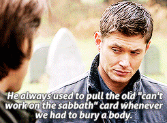 cassammydean:  Rufus Turner + Judaism↳ Requested by reluctantspnfan