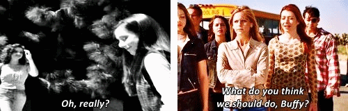 marshmallow-the-vampire-slayer:  Buffy the Vampire Slayer - First and Last lines