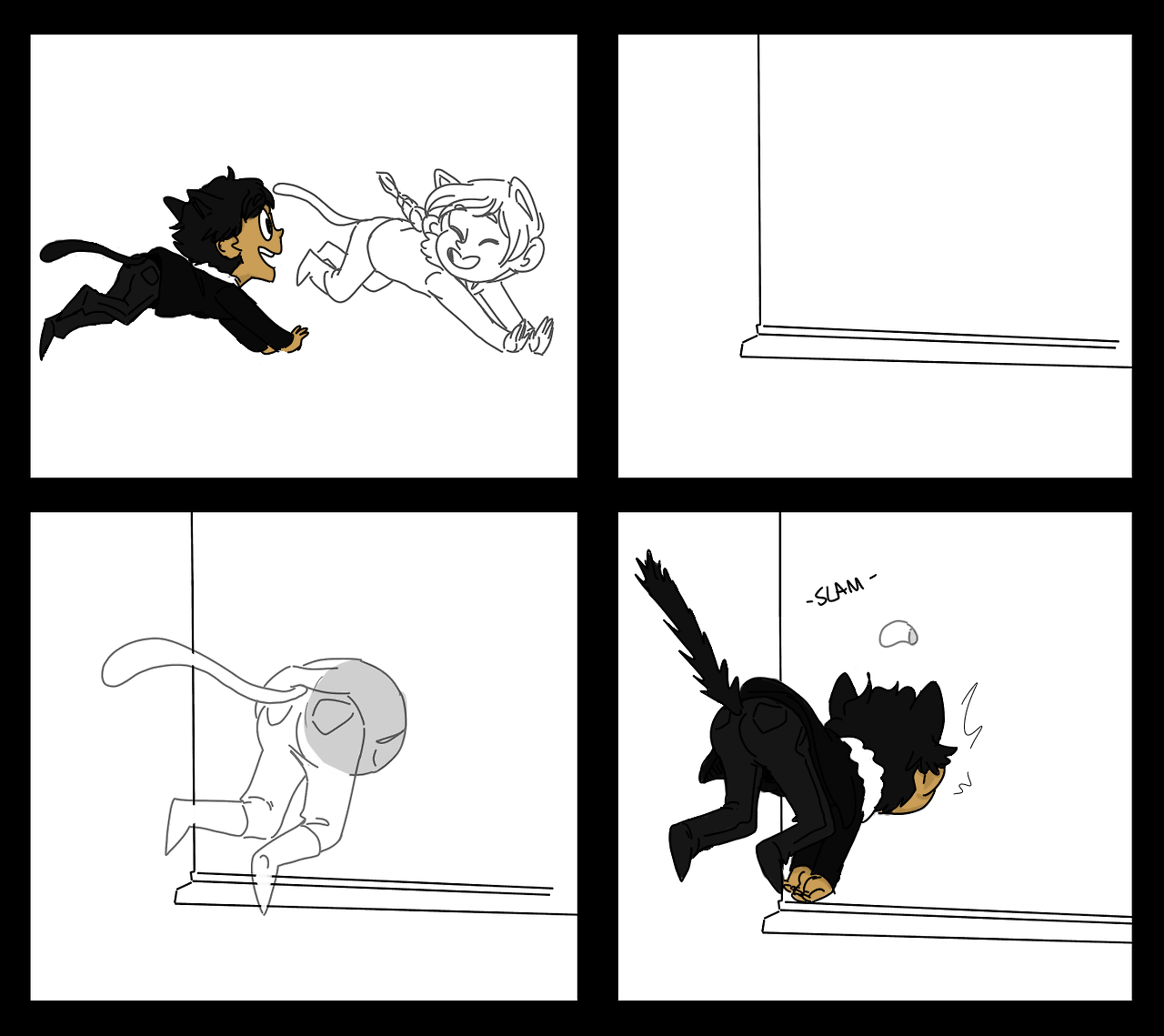 khajidont:  sakuton:  These fuzzy little butts are gonna be the death of me Art by