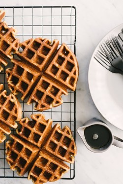 fullcravings:Whole Grain WAffles Like this