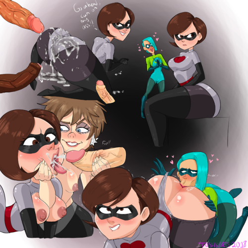 toshkarts:  Mega Elastigirl piece. Hope you enjoy!