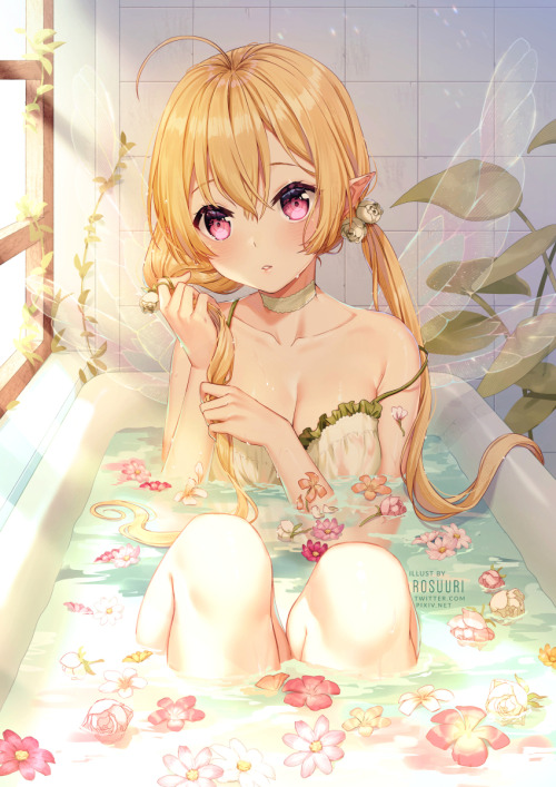 Fairy Bath Rosuurihttps://www.pixiv.net/artworks/87014255