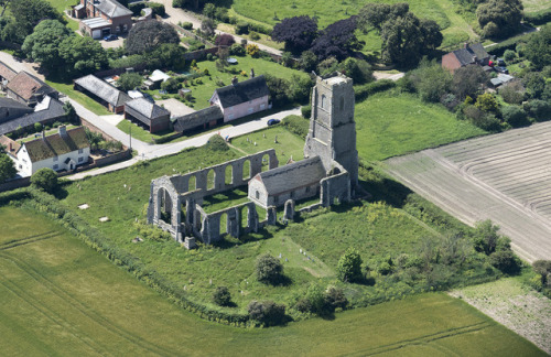 Church of St Andrew at Covehithe, UK.