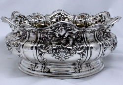 blondebrainpower: Victorian Bailey Bank and Biddle Sterling Silver Monteith Bowl | eBay   