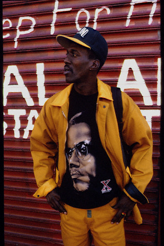 lostinurbanism:Fashion of Malcolm X in the streets. John Van Hasselt. October, 1st 1992. 