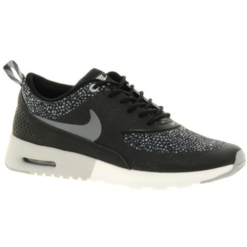 Nike Air Max Thea Black Print Trainers ❤ liked on Polyvore (see more vintage black shoes)