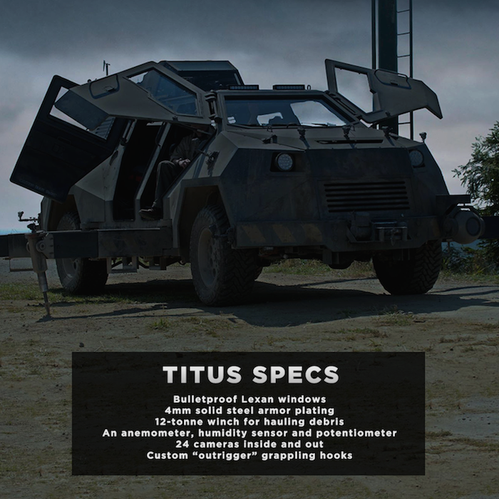 Meet Titus - the badass tornado-chasing truck from Into the Storm! Would you take it for a spin?
Check out Into the Storm in cinemas now! Watch the trailer here.