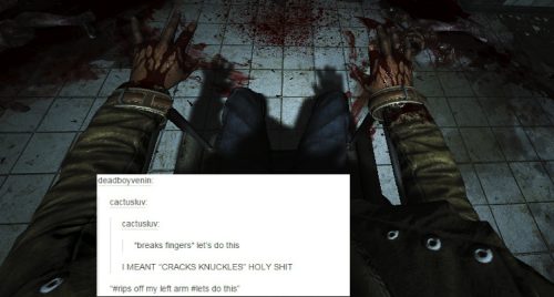 biscuitsandhorrorslash: Outlast + Text Posts part whatever[Part 1] [Part 2 (Shitpostgenerator E