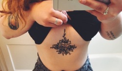 Sternum/Underboob Tattoo's