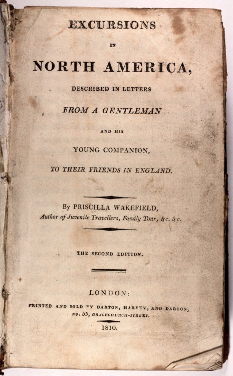 Excursions in North America Second Edition 1810