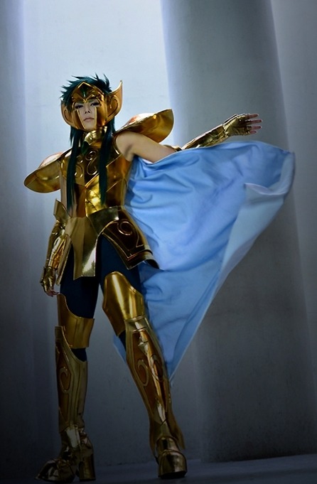 gemini-bearer:  Gold Saints Cosplays  Saga : “All credit goes to the cosplayer. Mu, Aldebaran, Kanon, Deathmask, Aiolia, Shaka, Milo, Aiolos, Camus.”  Aspros : “Next time we’ll post Saint Seiya Lost Canvas cosplay too.” *smiles*  