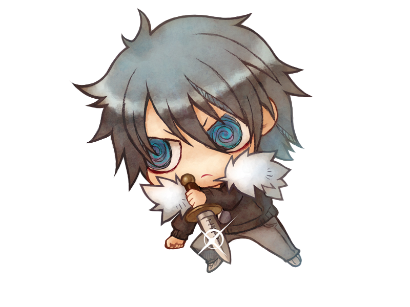 ticktoast:  transparent chibis from the togainu poker game &lt;3 feel free to