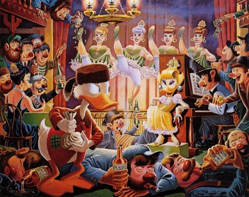 She Was Spangled and Flashy (1975). Carl Barks.Another one depicting Uncle Scrooge’s early years in 