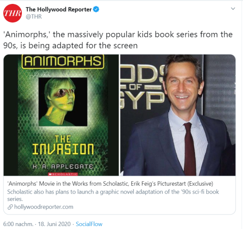 animorphsdaily:Animorphs Movie AnnouncementLink to article