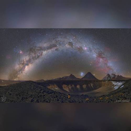 XXX Milky Way over Chilean Volcanoes #nasa #apod photo