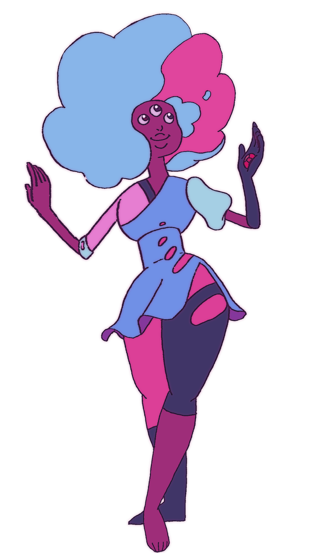 cephalopodqueen:  cotton candy garnet is too precious, I had to draw herwe’ve still