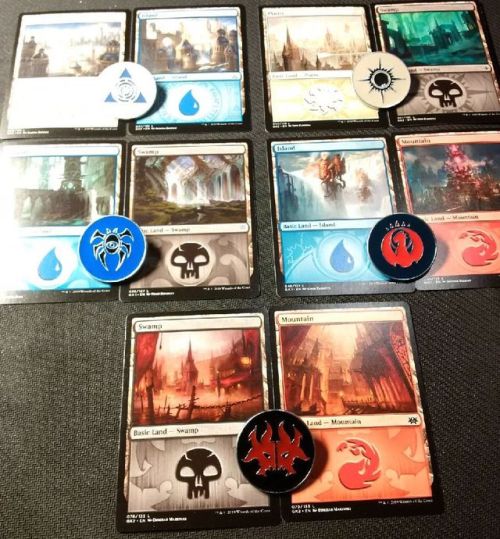 mtg-realm: Magic: the Gathering - Guild Lands Delicious Guild Lands along with their pins from Guilds of Ravnica and Ravnica Allegiance Guild Kits ::  Azorius Senate   House Dimir   Cult of Rakdos   Gruul Clans   Selesnya Conclave   Orzhov Syndicate 