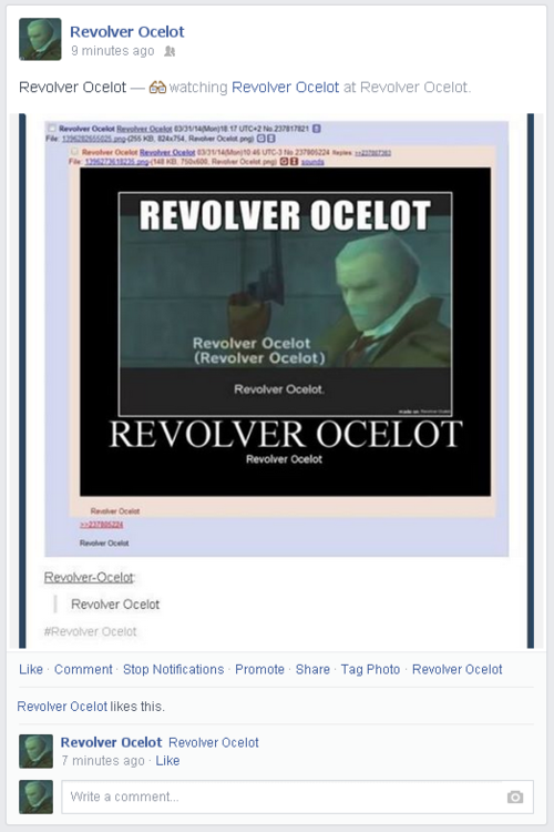 Porn Revolver-Ocelot:  Revolver Ocelot  photos