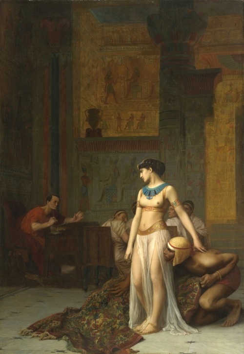 loumargi:Caesar And Cleopatra-Jean-Lon Gerome, 1824-1904.